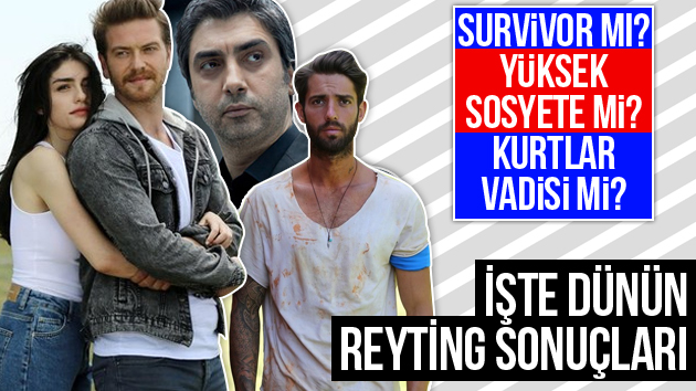 16 Haziran reyting sonuçları (Survivor mu? Kurtlar Vadisi mi? Euro 2016 mı?)