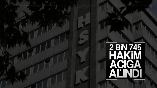2 bin 745 hakim açığa alındı