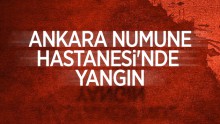 Ankara Numune Hastanesinde korkutan yangın
