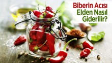 Biber acısı elden nasıl giderilir?