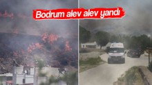 Bodrum alev alev yandı!