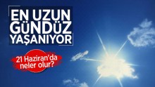 Bugün en uzun gün yaşanacak! 21 Haziran yaz gündönümü nedir?