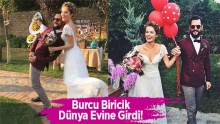 Burcu Biricik Emre Yetkin ile dünya evine girdi