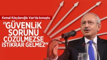 CHP lideri Van’da konuştu