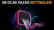 Reyting sonuçları: 08 Ocak Pazar | Dünün reyting oranları