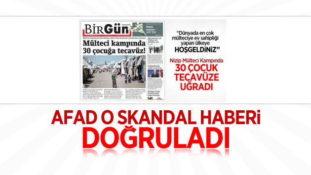 AFAD, o haberi doğruladı