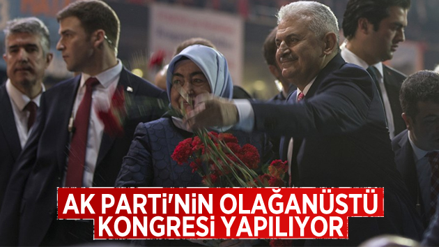 Ak Parti’nin Olağanüstü Kongresi Yapılıyor