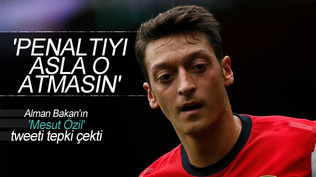 Alman Bakan’ın Mesut Özil tweetine tepki