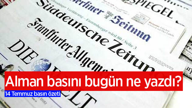 Alman basını bugün ne yazdı?