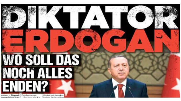 Alman Bild gazetesinden Erdoğan’a hakaret