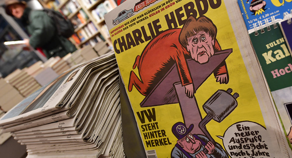 Almanca Charlie Hebdo’dan ilk sayıda bel altı vuruş
