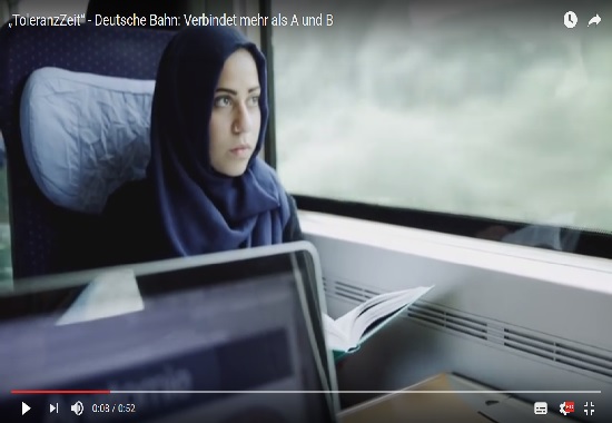 Alman Demiryolları’nın başörtülü tanıtım videosu gönüllerde taht kurdu