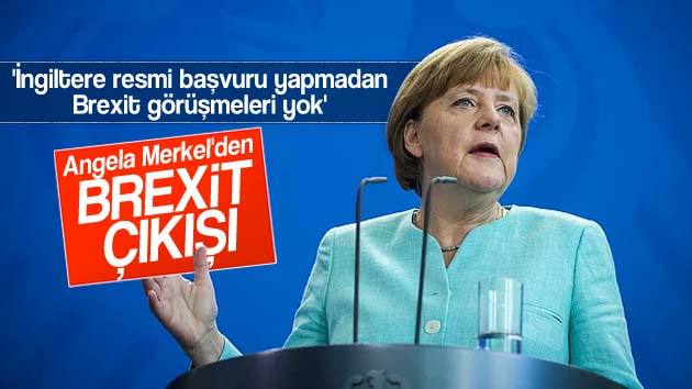 Angela Merkel’den ‘Brexit’ çıkışı