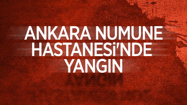 Ankara Numune Hastanesinde korkutan yangın