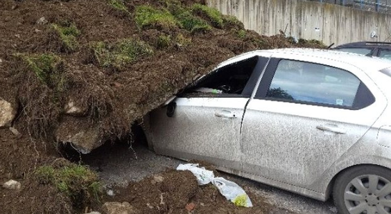 Ankara’da Toprak Kayması Meydana Geldi