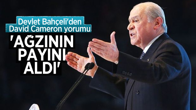 Bahçeli’den İlginç Cameron Yorumu