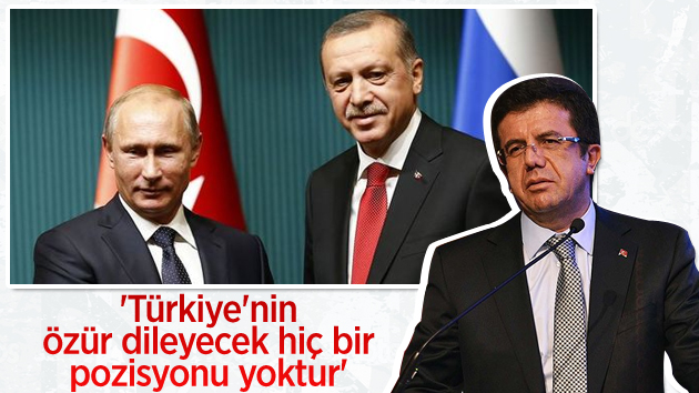 Bakan Zeybekci, Rusya’nın ‘özür’ talebini değerlendirdi