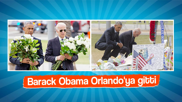 Barack Obama Orlando’ya gitti