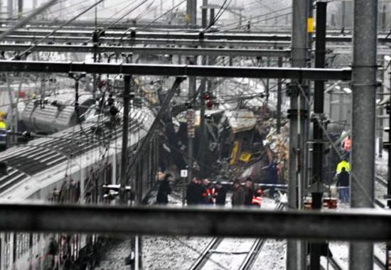 Belçika’da feci tren kazası : 1ölü