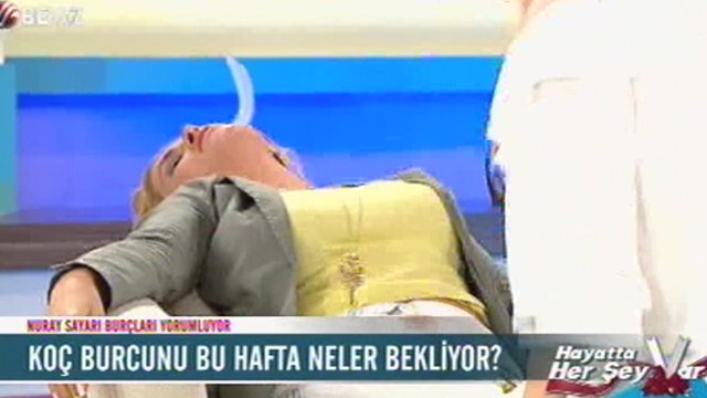 Beyaz Tv’de yayın sırasında ünlü Astrolog bayıldı