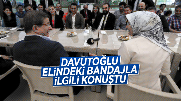 Davutoğlu’ndan bandaj açıklaması