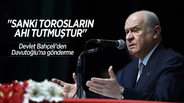 Devlet Bahçeli’den Davutoğlu’na gönderme