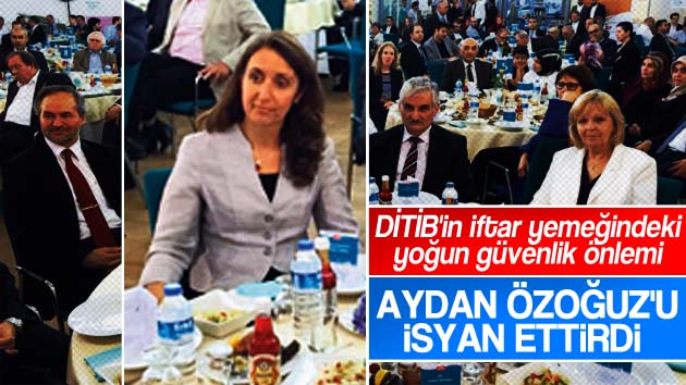 DİTİB’in iftar yemeğinde yoğun güvenlik önlemi