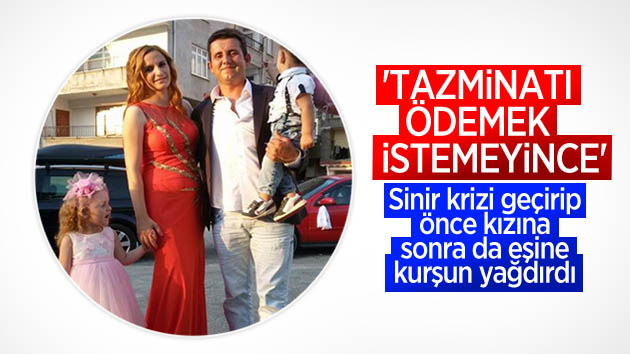 Tazminat parasını ödemek istemeyen baba çıldırdı