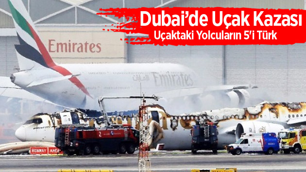 Dubai’de uçak kazası
