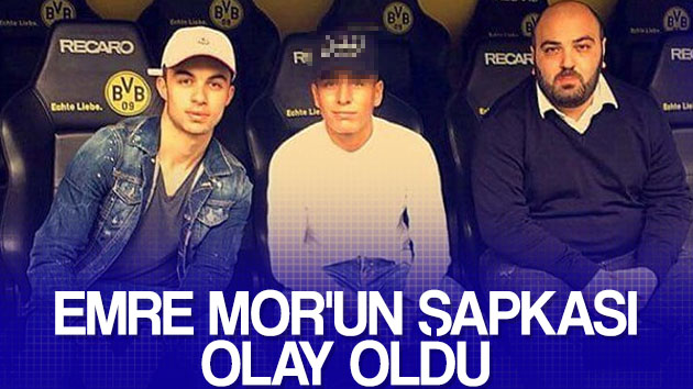 Emre Mor’un şapkası olay oldu