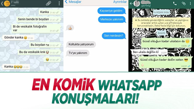 En komik whatsapp konuşmaları