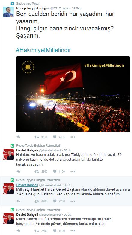 recep tayyip erdogan tweet