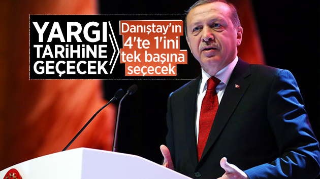 Erdoğan, Danıştay’ın 4’te 1’ini atayarak tarihe geçecek
