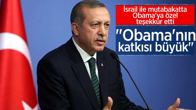 Erdoğan’dan Obama’ya Teşekkür