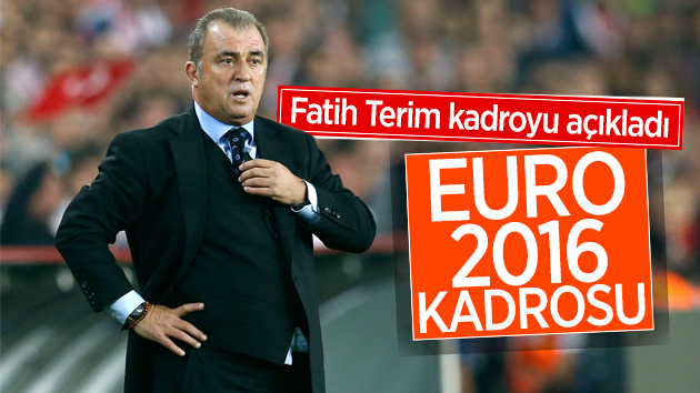 EURO 2016 kadrosu açıklandı