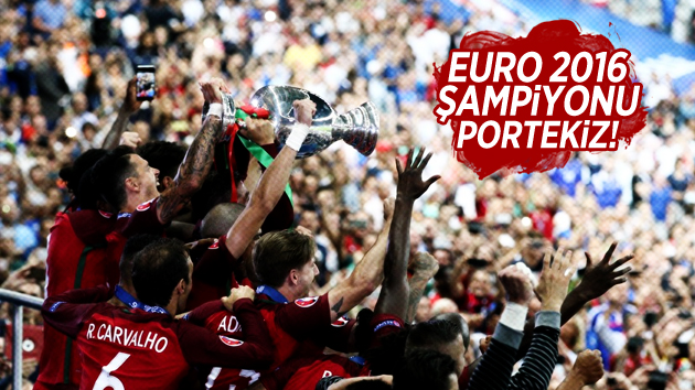 Euro 2016’da şampiyon Portekiz!