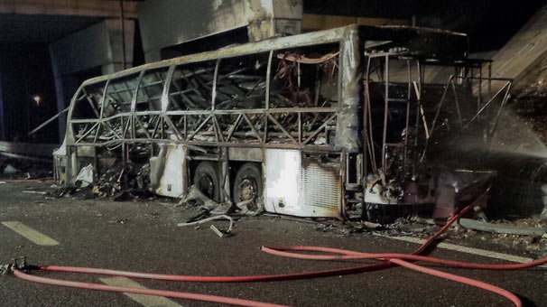 İtalya’da feci otobüs kazası! 16 kişi…