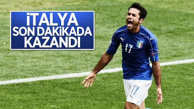 İtalya, İsveç karşısında son dakika golüyle güldü