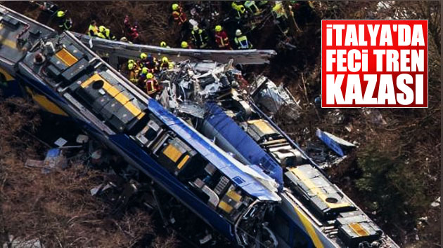 İtalya’da feci tren kazası: 20 ölü