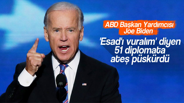 Joe Biden, 51 diplomata ateş püskürdü