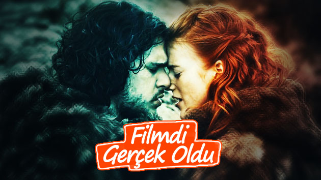 Jon Snow-Ygritte aşkı filmdi, gerçek oldu