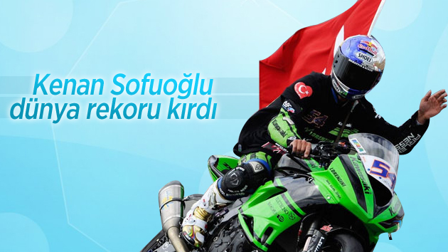 Kenan Sofuoğlu Kawasaki ile Dünya Rekoru Kırdı