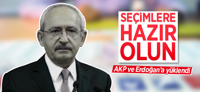 Kılıçdaroğlu AKP ve Erdoğan’a yüklendi