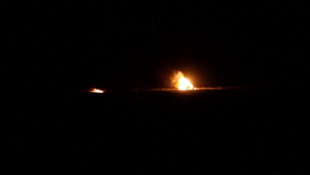 Kilis sınırında tank patladı