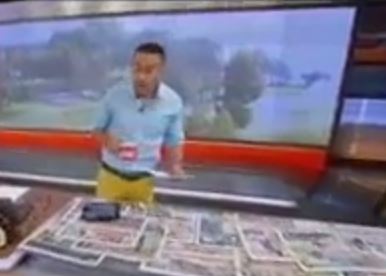 Fox Tv spikeri Murat Güloğlu ayakkabı kutusu göndermesi