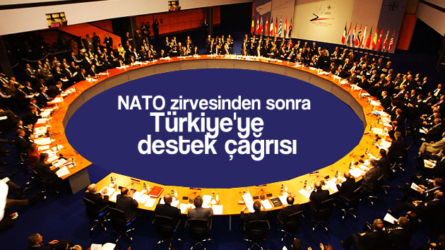 NATO zirvesinden sonra Türkiye’ye destek çağrısı