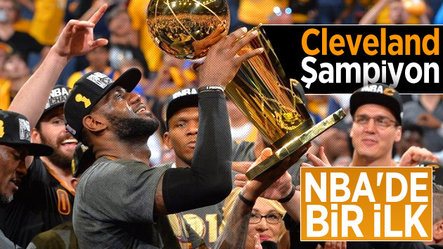 NBA’de Cleveland şampiyonluğa adını yazdırdı