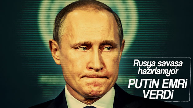 Putin, Rus ordusuna emri verdi!