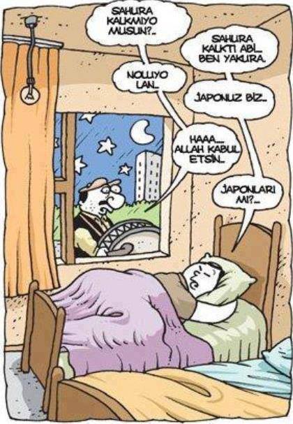 Ramazan ayı ile ilgili komik karikatürler