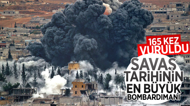 Savaş Tarihinin En Büyük Bombardımanını Halep Yaşıyor!